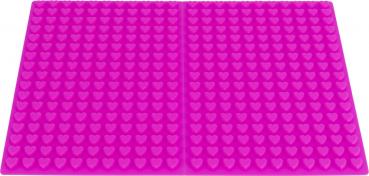 Preview: Backmatte mit Herzen - 38 x 28 cm